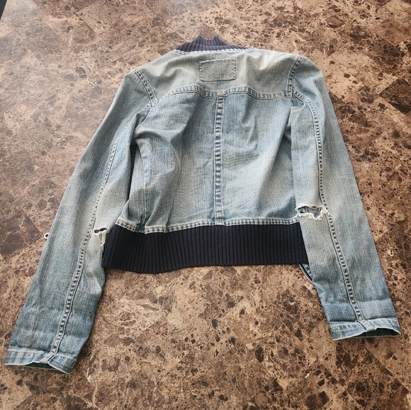 LTB by Little Big Distressed Denim Jean Jacket - L - Picture 5 of 8